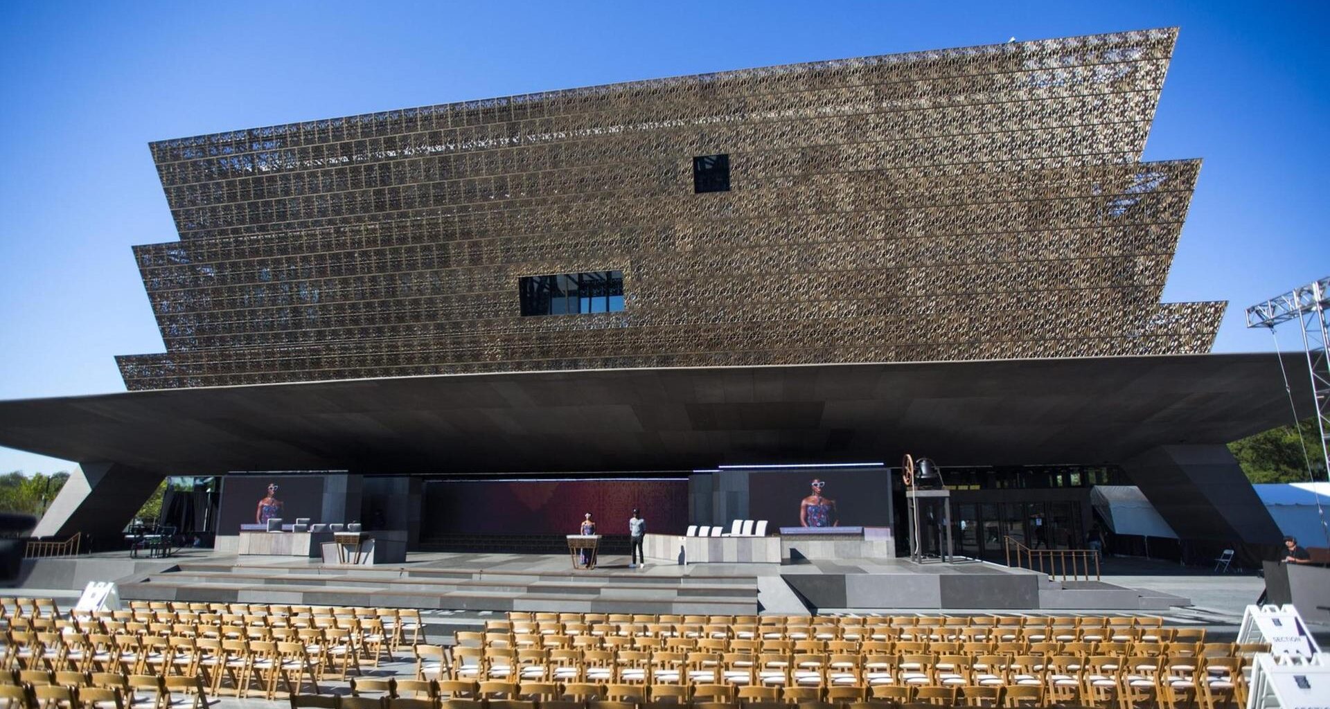 Das "National Museum of African American History and Culture". (Quelle: dpa)