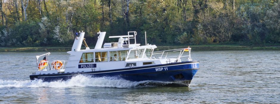 Großeinsatz auf dem Rhein zwischen Mainz und Wiesbaden