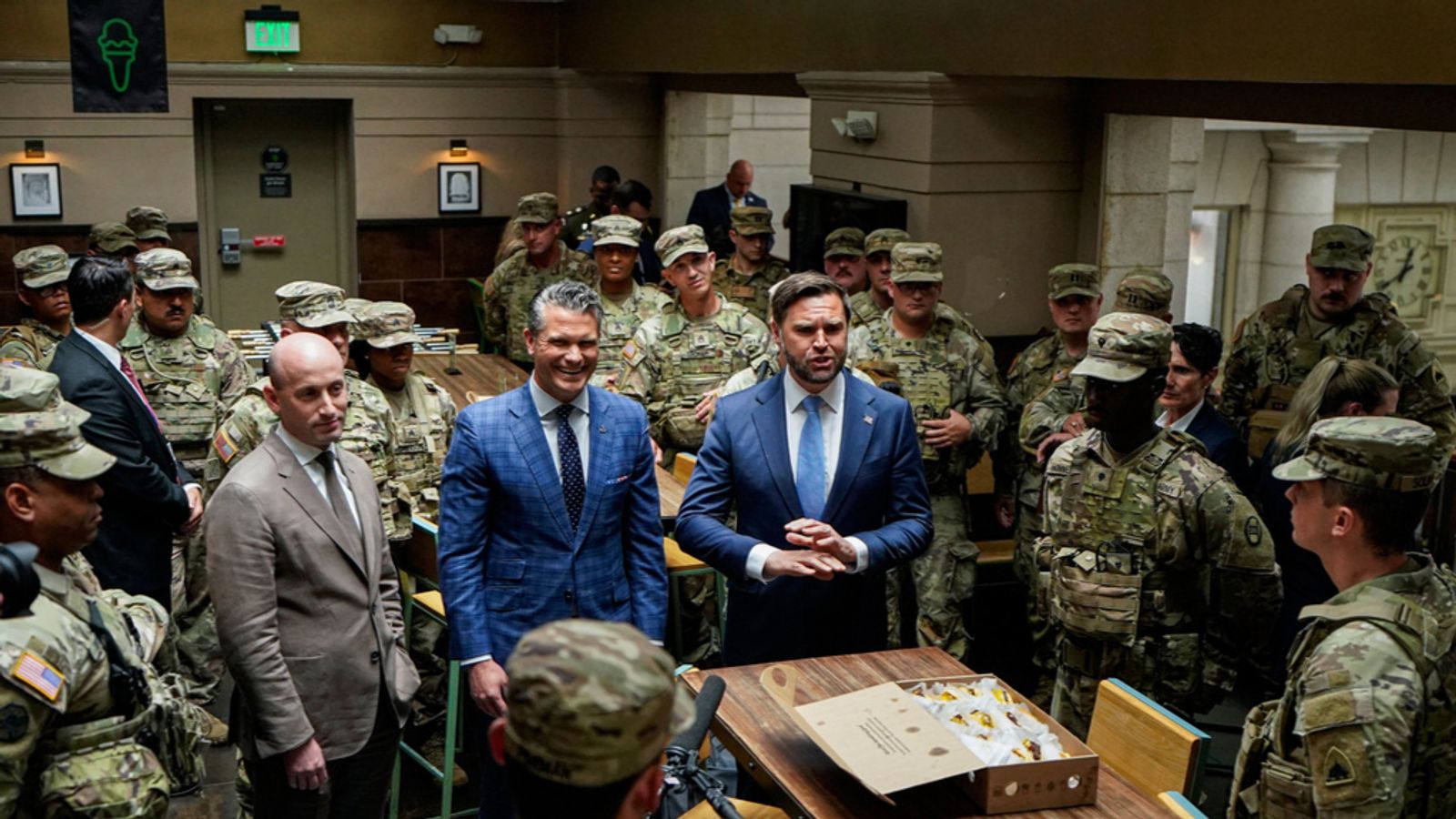 Trump verstärkt militärische Kontrolle über Washington