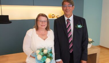 Dinah Schoo und Rudolph Buff heiraten