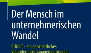 Cover für Buch Der Mensch im unternehmerischen Wandel