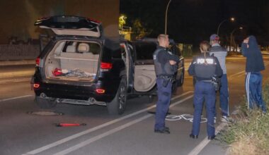 Auf neuer Autobahn: Polizei erwischt Hertha-Ultras beim Graffiti-Sprühen | Regional