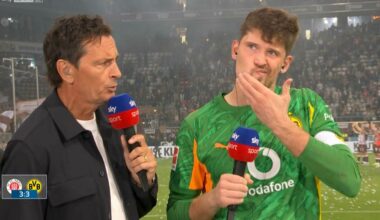 BVB: Torwart Gregor Kobel während TV-Interviews beworfen | Sport