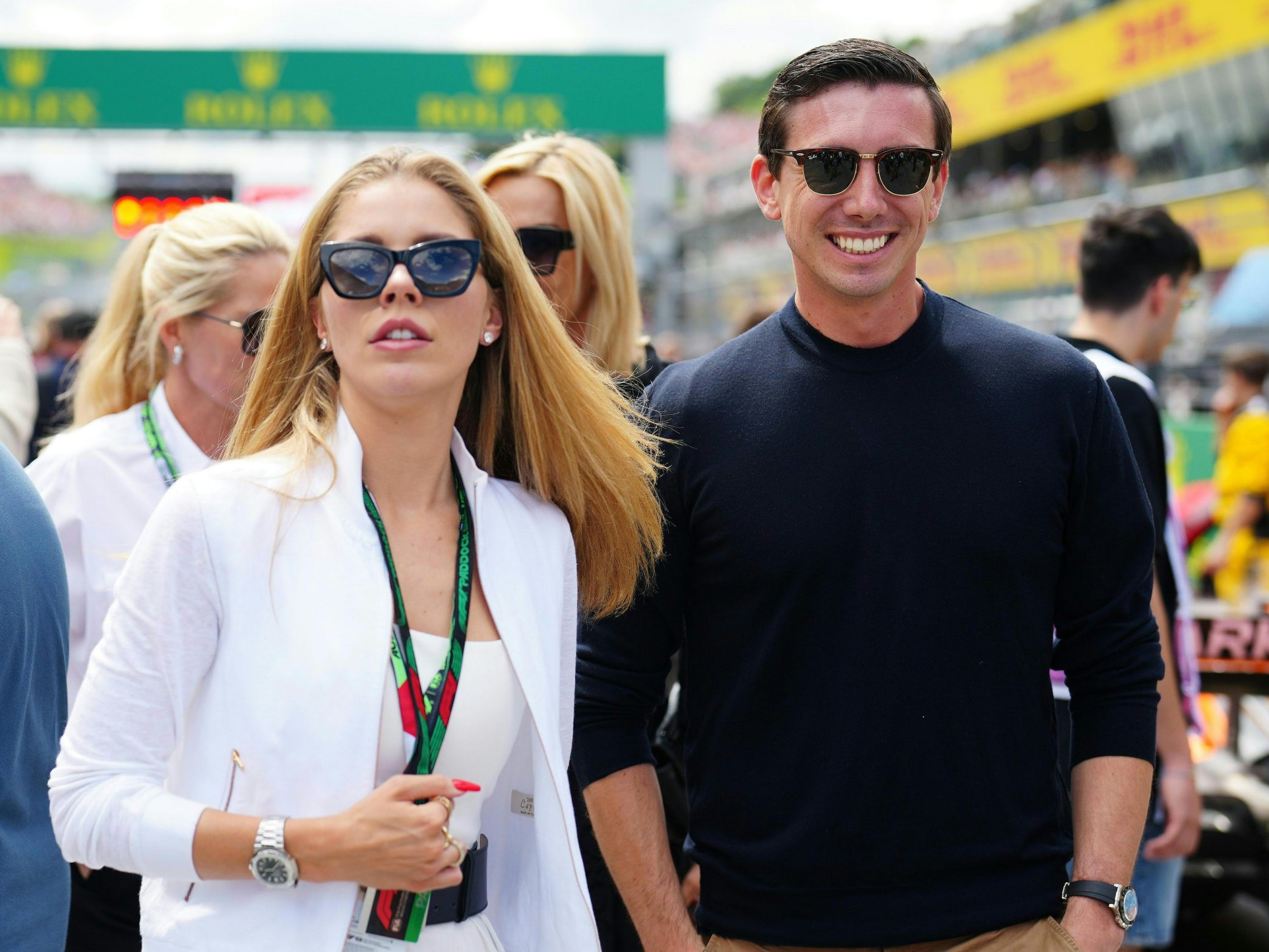 oria Swarovski und Mark Mateschitz am Sonntag, 2. Juli 2023, anl. des Großen Preises von Österreich am Red Bull Ring in Spielberg.
