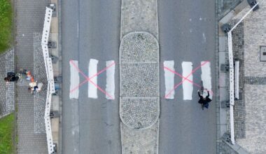 Posse um selbstgemalten Zebrastreifen in Dresden