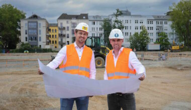Am Stadthafen Leipzig begann jetzt der Hochbau · Leipziger Zeitung