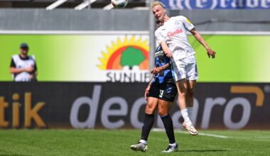 Finn Porath bei Holstein Kiel vor dem Absprung