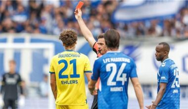 Braunschweiger Ehlers nach Roter Karte zwei Spiele gesperrt