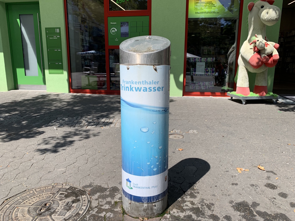 Frankenthal – Heute am 13.8 wird ein zweiter Trinkwasserbrunnen eröffnet – /// MRN-News.de