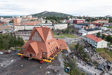 Die Kirche von Kiruna wird versetzt - und Schweden macht daraus ein Happening.