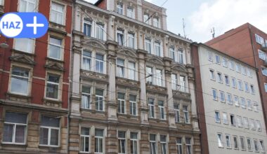 Historisches Geschäftshaus an der Deisterstraße 16 in Linden