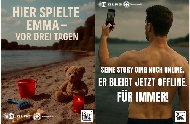 POL-DU: Polizei Duisburg: Schock-Bilder warnen vor dem Baden im Rhein