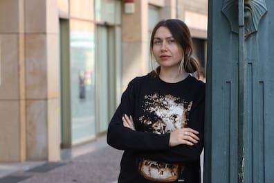 Künstlerin Anna Perepechai hält nicht sonderlich viel vom Ukraine-Gipfel. 