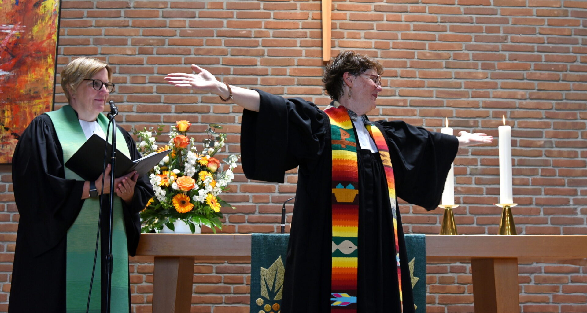 You are currently viewing Porzer Pfarrerin Ingrid Kibilka in der Johanneskirche in Köln-Westhoven verabschiedet