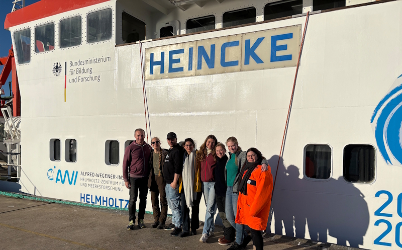 An Bord – HHU-Studierende auf Forschungsfahrt mit der FS Heincke  