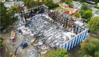 Schaden in Millionenhöhe bei Turnhallenbrand in Hannover