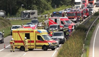 Niedersachsen & Bremen: Auffahrunfall mit drei Verletzen auf A1 sorgt für Sperrung