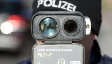 Fast jeder Zehnte zu schnell