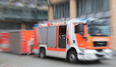 Feuerwehrwagen.