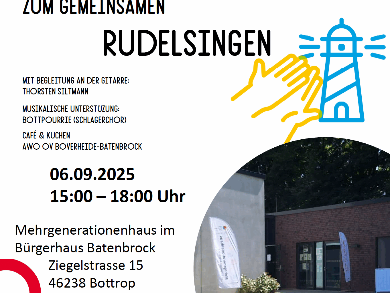 Rudelsingen im Mehrgenerationshaus im Bürgerhaus Batenbrock (MGH/BHB) – Wir lieben Bottrop
