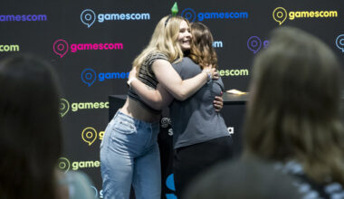 Free hugs im Minutentakt: In der Signing Area der Gamescom treffen Content Creator auf ihr Publikum (Foto: Koelnmesse / Hanne Engwald)