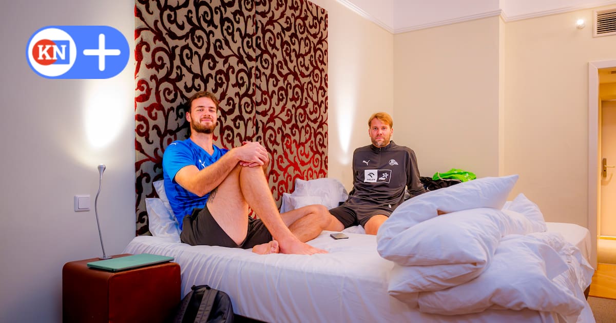 So sind die Doppelzimmer im Trainingslager der Zebras in Graz belegt