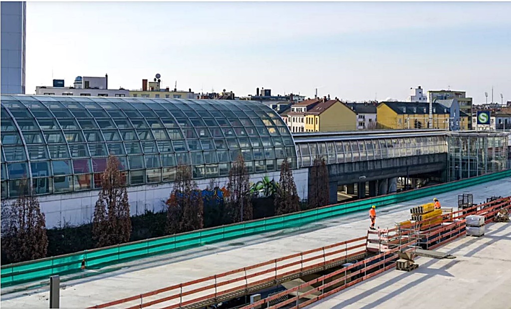 Hochstraße Süd - Rohbau der neuen Brücke ist fertig