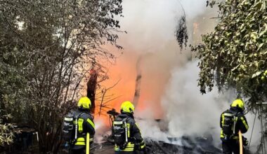 FW-EN: Gartenlaubenbrand in Schwelm | Presseportal