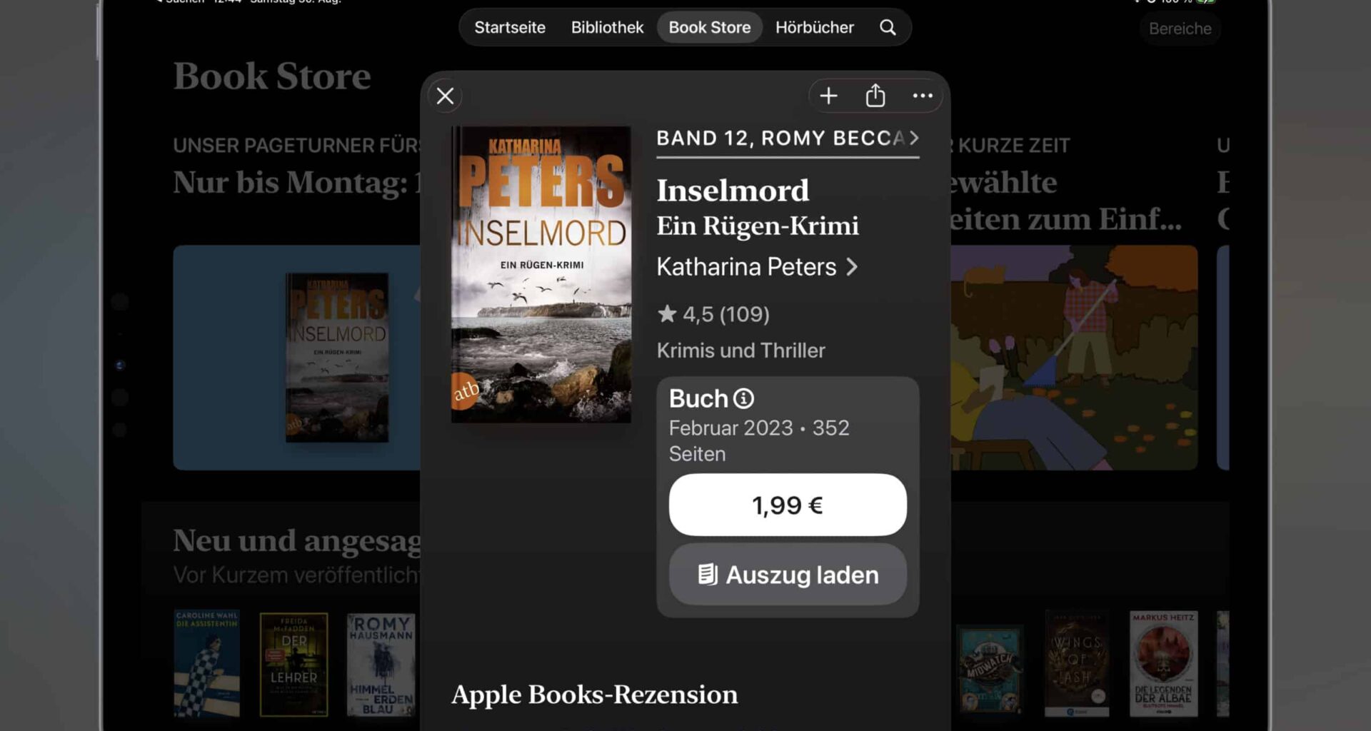 Das E-Book der Woche: Dieses Mal "Inselmord" für 1,99 Euro mitnehmen