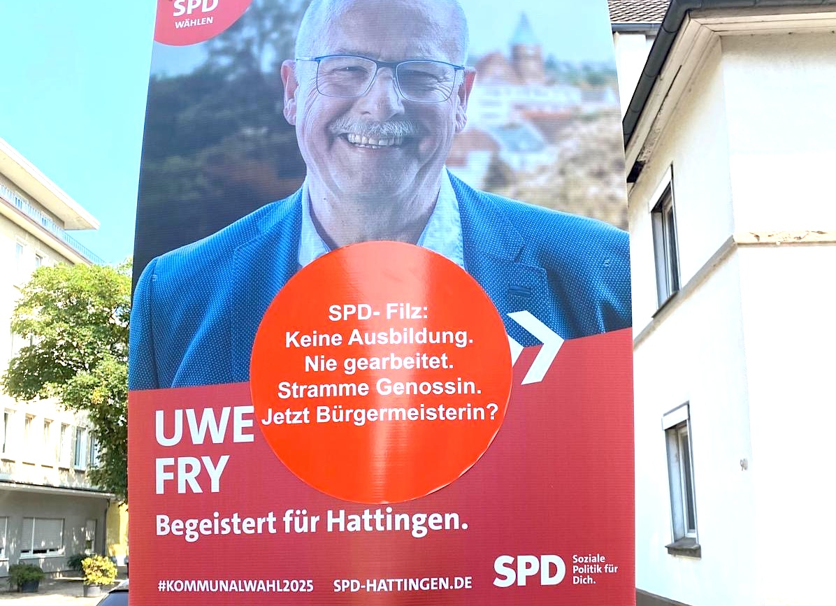 UNFAIRE WAHLKAMPFPRAKTIKEN ERREICHEN HATTINGEN | RuhrkanalNEWS®