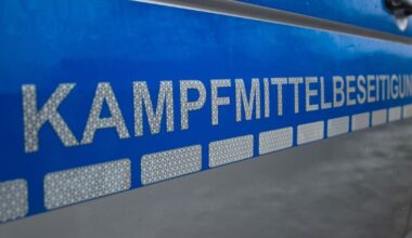 Bombenfund in Dresden Blasewitz: Polizei transportiert Blindgänger ab