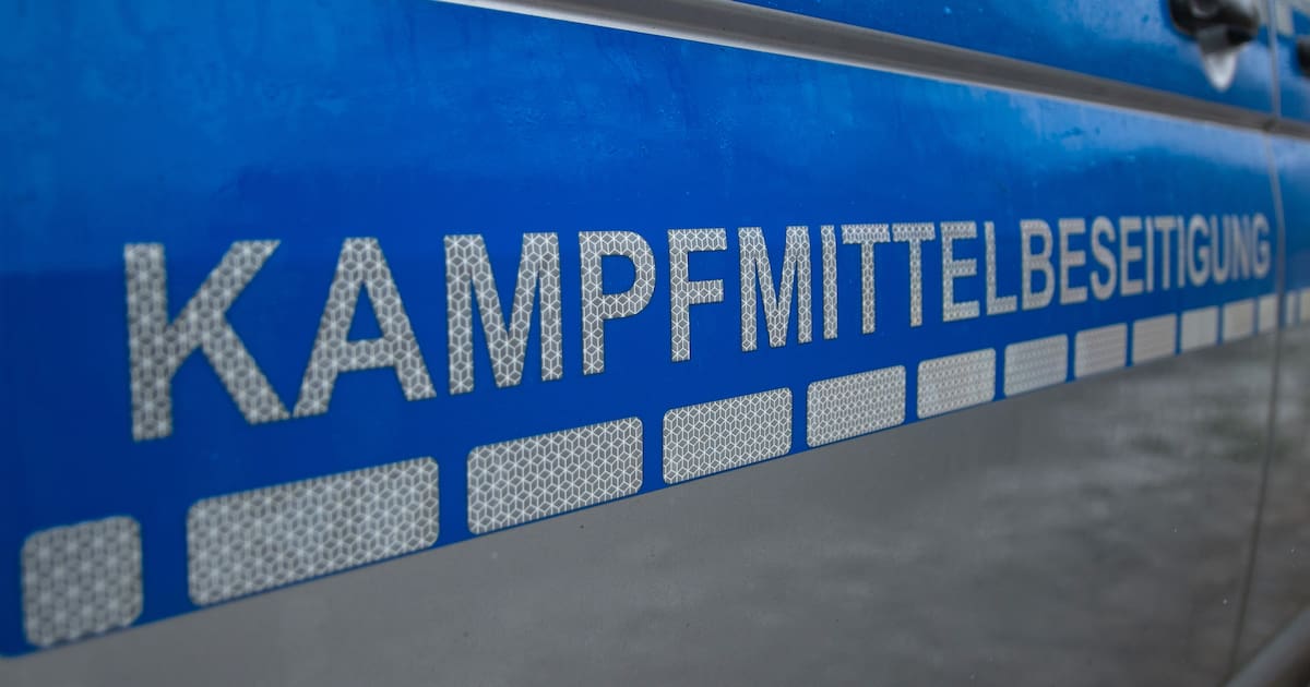 Bombenfund in Dresden Blasewitz: Polizei transportiert Blindgänger ab