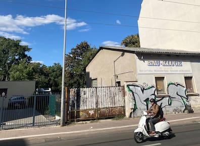 Auch ein Baugrundstück in der Ossietzkystraße 12 hatte die Bima der Stadt Leipzig angeboten – ohne Erfolg.