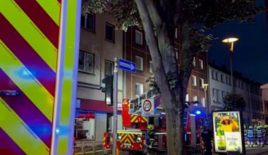 FW-GE: Kellerbrand in Wohn- und Geschäftshaus in Rotthausen