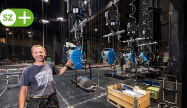 Neue Technik für Bühnen-Scheinwerfer der Semperoper