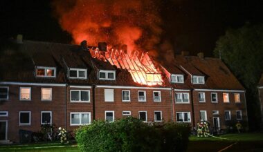 Niedersachsen & Bremen: Brand in Leer - Mann und Kind leicht verletzt