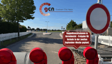 Koppelknechtsdamm in Berenbostel - Freigabe für Verkehr in der zweiten September-Woche geplant