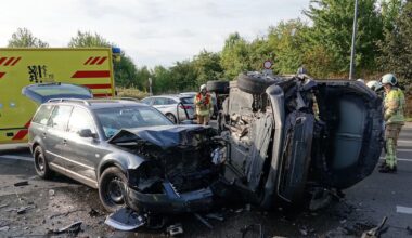 Zwei Verletzte bei schwerem Unfall