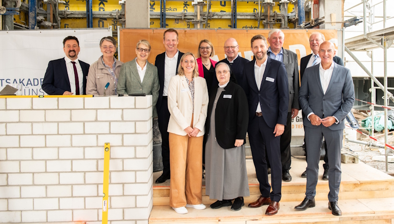 Grundsteinlegung für den Bildungs- und Begegnungs-Campus in Münster mit Minister Laumann