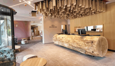 Der Empfangsbereich des Mountain View Hotels, einem der neuen Mitgliedshäuser von Best Western im ersten Halbjahr 2025.