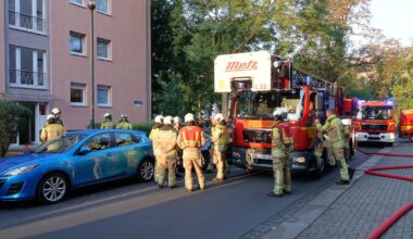 Mindestens ein Verletzter bei Kellerbrand in Dresden