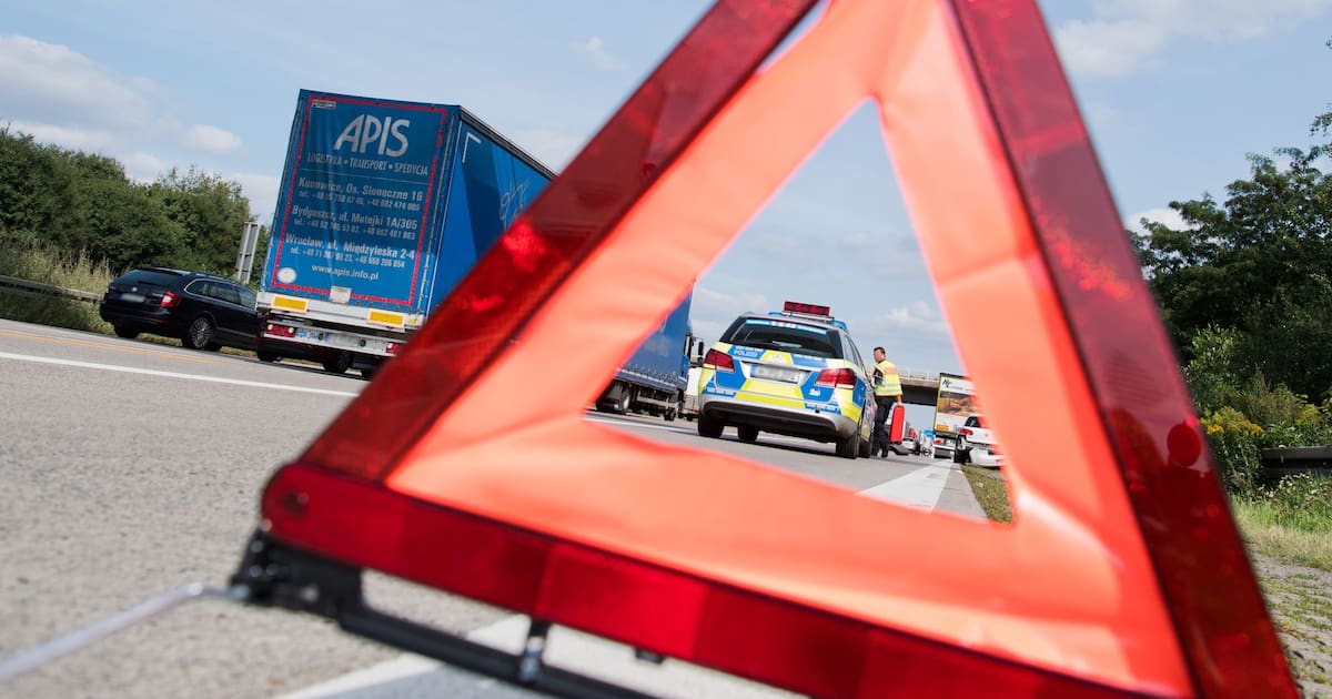 Polizistin bei Verkehrsunfall auf A38 verletzt
