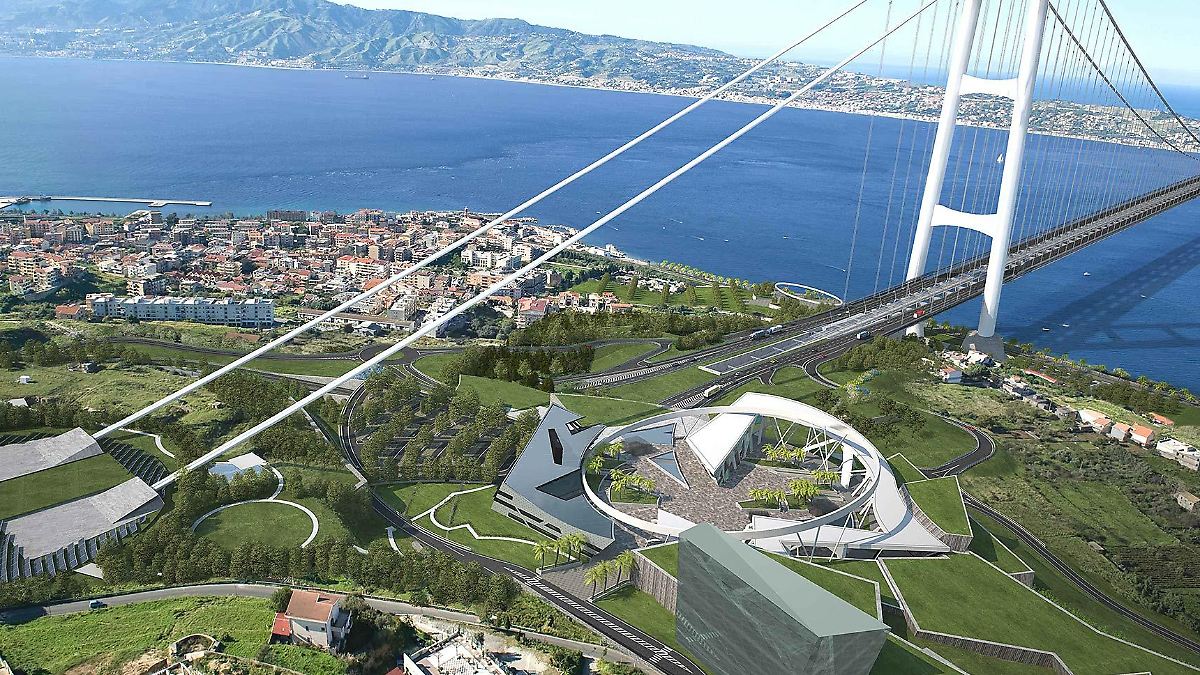 Nach Sizilien mit dem Auto: Mit dieser Brücke will Meloni Trump austricksen
