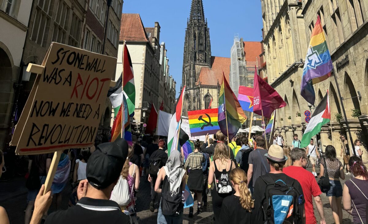CSD Münster versucht internationalistischen Block zu verhindern