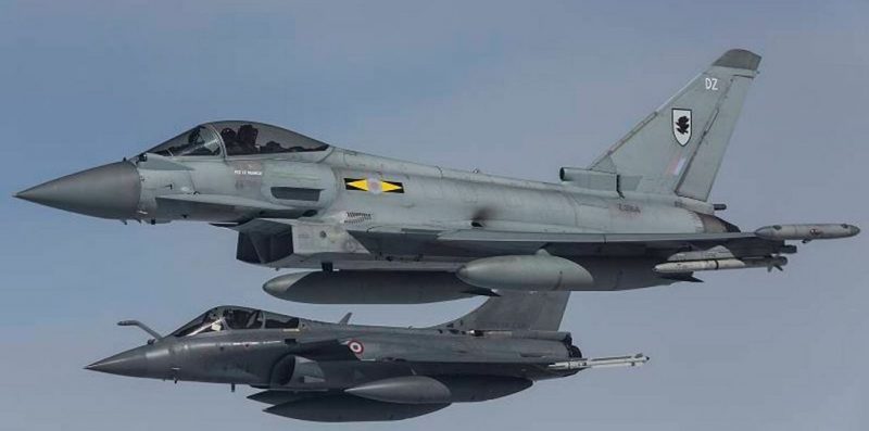 Rafale gegen Eurofighter Typhoon