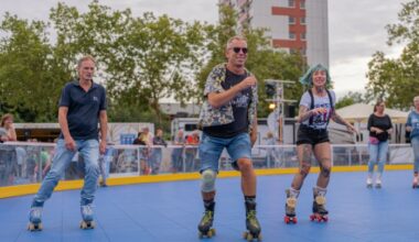 Europas größte mobile Rollschuhbahn auf dem Augustusplatz · Leipziger Zeitung