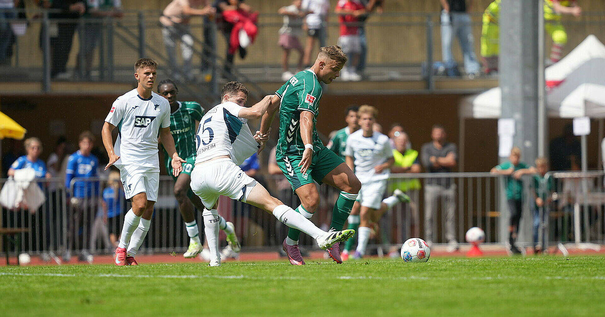 Doppelschlag nach der Pause: Werder unterliegt Hoffenheim - der Spielbericht zum zweiten Test gegen die TSG Hoffenheim