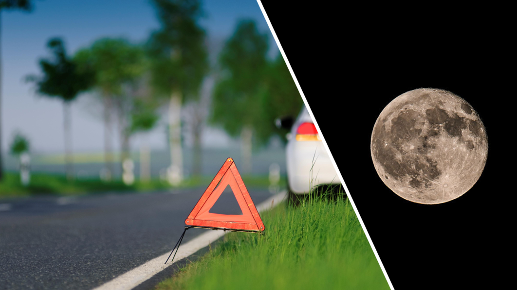 Kurioses Phänomen: Nach Vollmond kommt es zu mehr Autounfällen