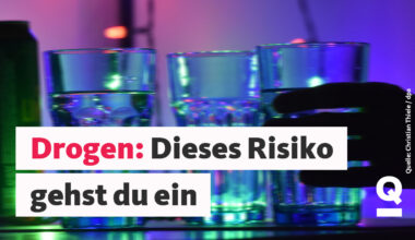 Koks, MDMA, Ketamin und Speed – Dieses Risiko gehst du ein