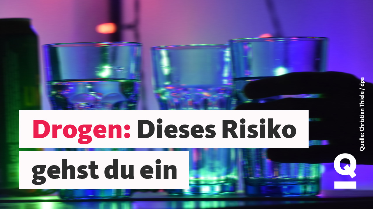 Koks, MDMA, Ketamin und Speed – Dieses Risiko gehst du ein
